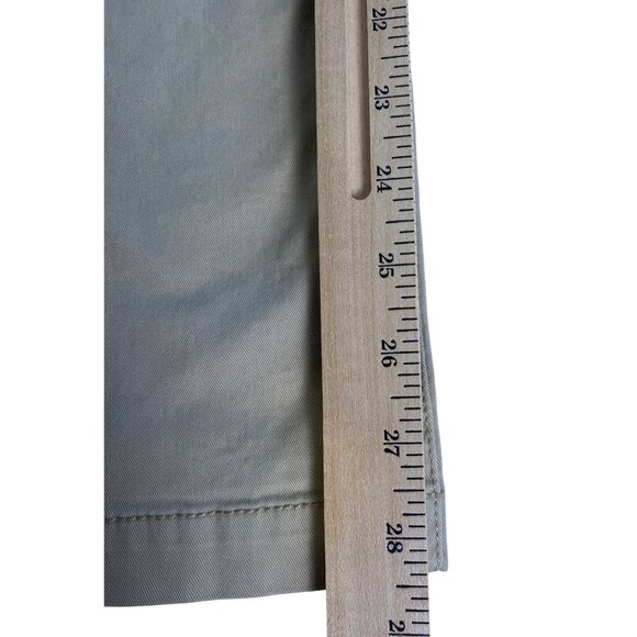 American Eagle Outfitter Khaki Pants Womens 6 Short Kick Boot Stretch School Y2K - Picture 8 of 13